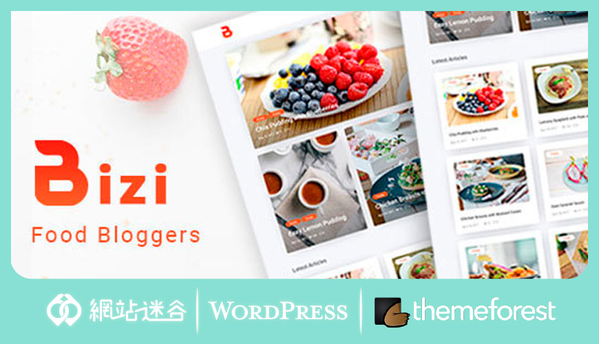 Bizi - A WordPress Theme for Food Bloggers